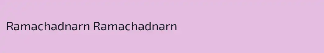Ramachadnarn Ramachadnarn